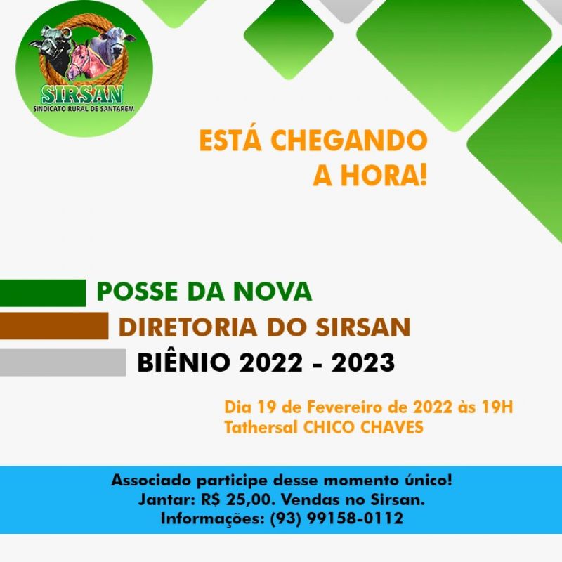 POSSE DA NOVA DIRETORIA BIÊNIO 2022-2023